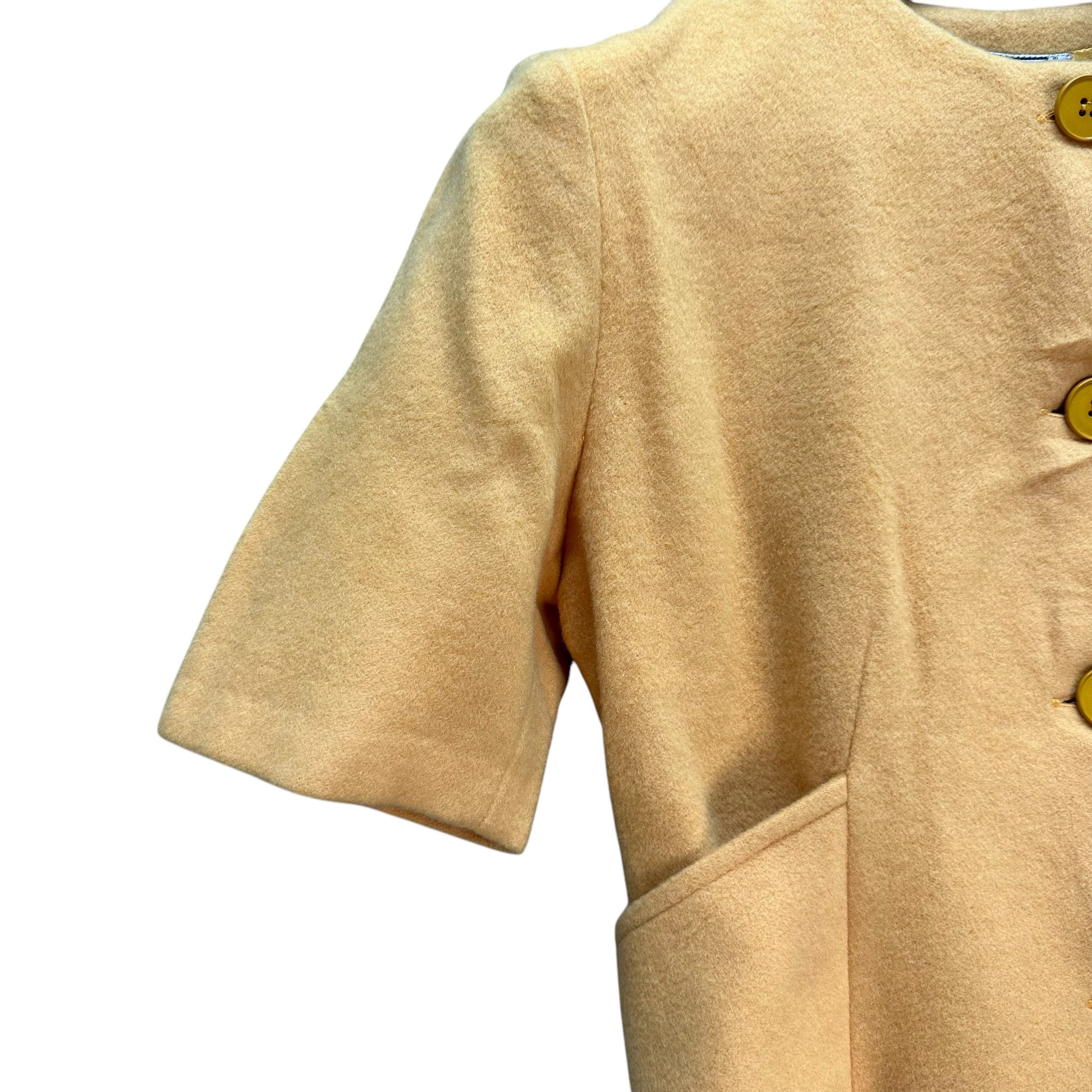 Oliver Spencer OLIVER Made in Italy Wool Belted Blouse #A63-1516 Size M / US 6-8 / IT 42-44 - 3 Thumbnail