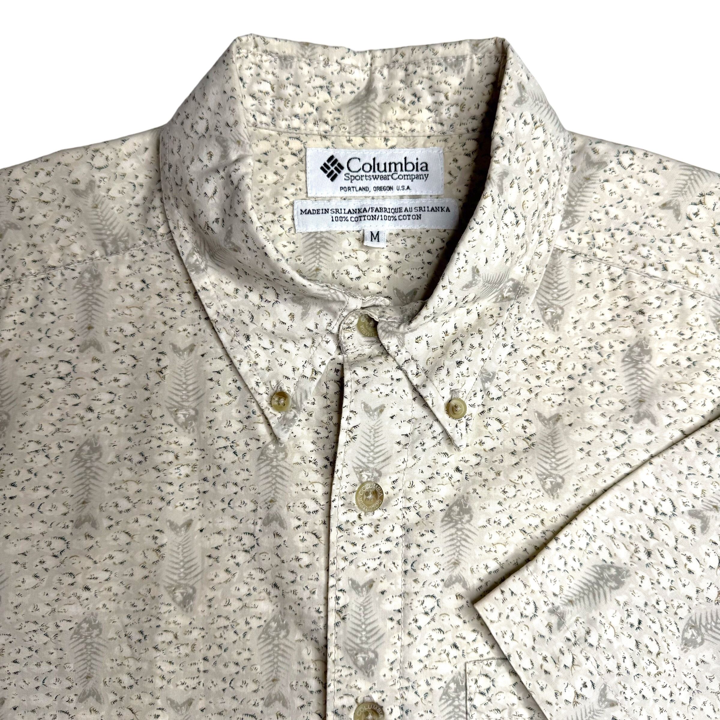 Columbia Vintage Columbia 2001 Button-Down Fish Skeleton Shirt Size US M / EU 48-50 / 2 - 1 Thumbnail