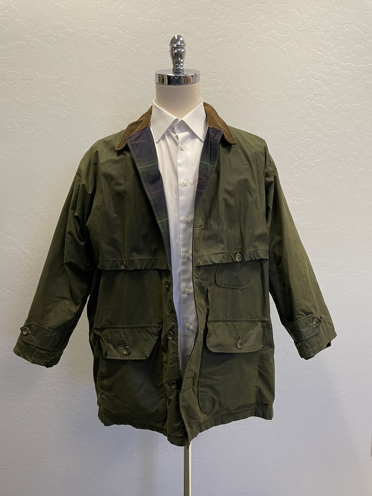 Polo Ralph Lauren × Vintage Vintage Oil Cloth Hunting Jacket Size US XL / EU 56 / 4 - 3 Thumbnail