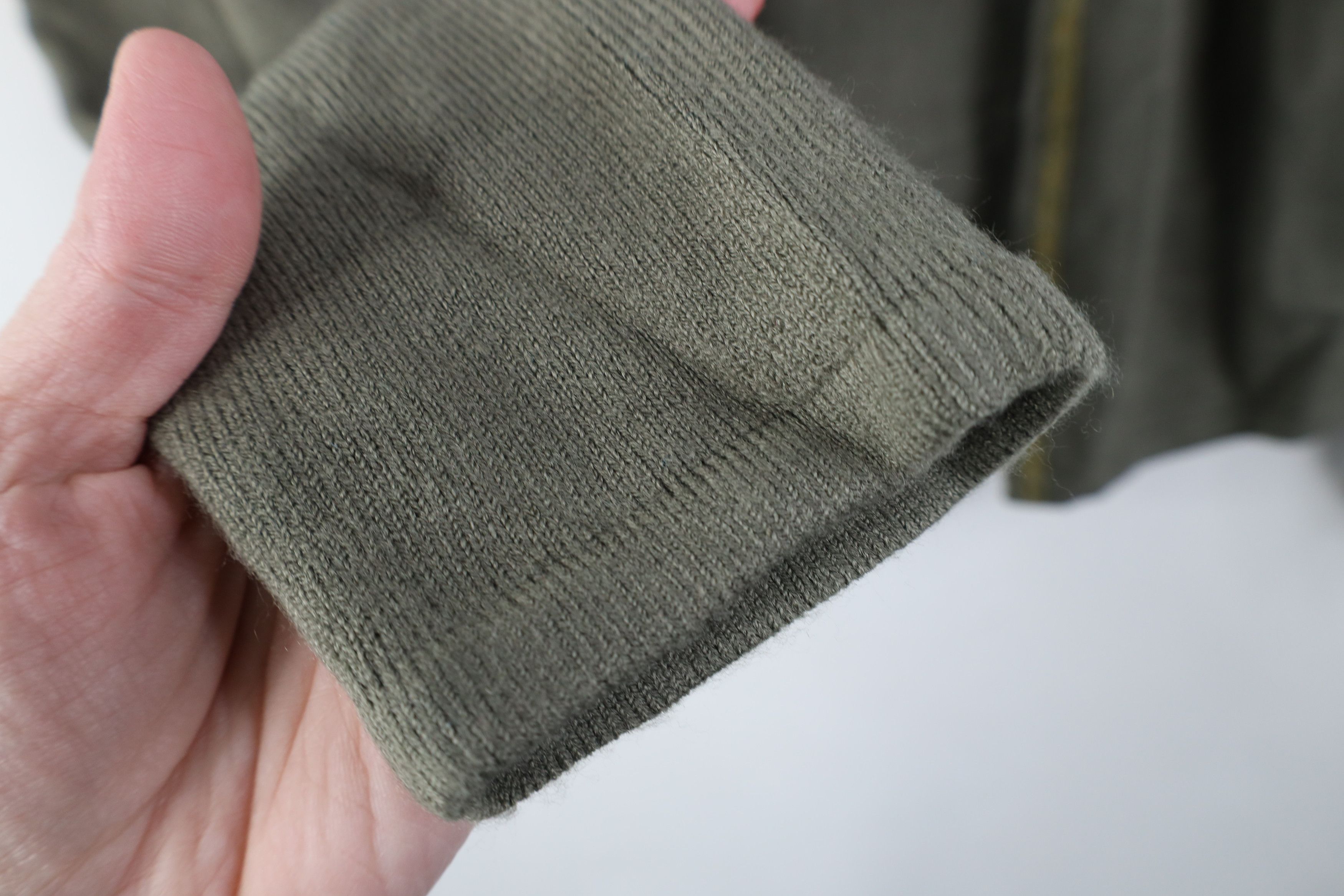 Vintage Vintage 90s Y2K Babydoll Front Knit Cardigan Sweater Green Size XL / US 12-14 / IT 48-50 - 8 Thumbnail