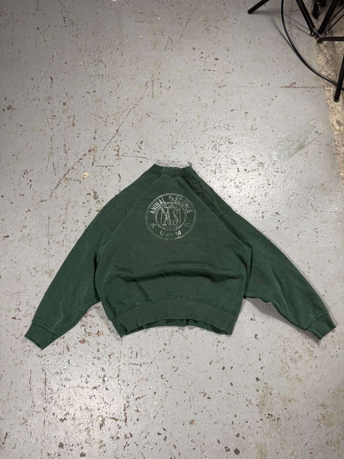 NCAA Vintage Faded Animal Science U Of M Crewneck Sweater Size US L / EU 52-54 / 3 - 1 Thumbnail