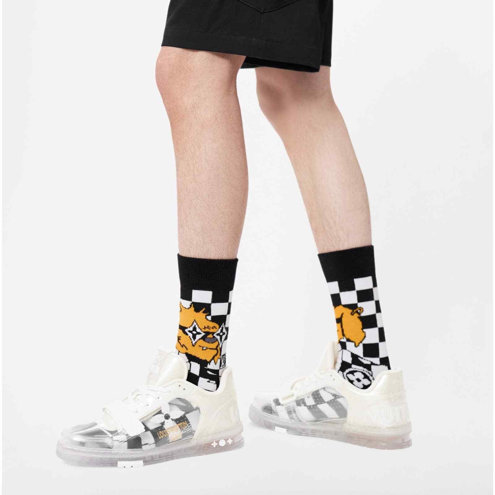 Louis Vuitton Louis Vuitton LV Archives 6 Socks Set Boite Scott Monogram Size ONE SIZE - 6 Thumbnail