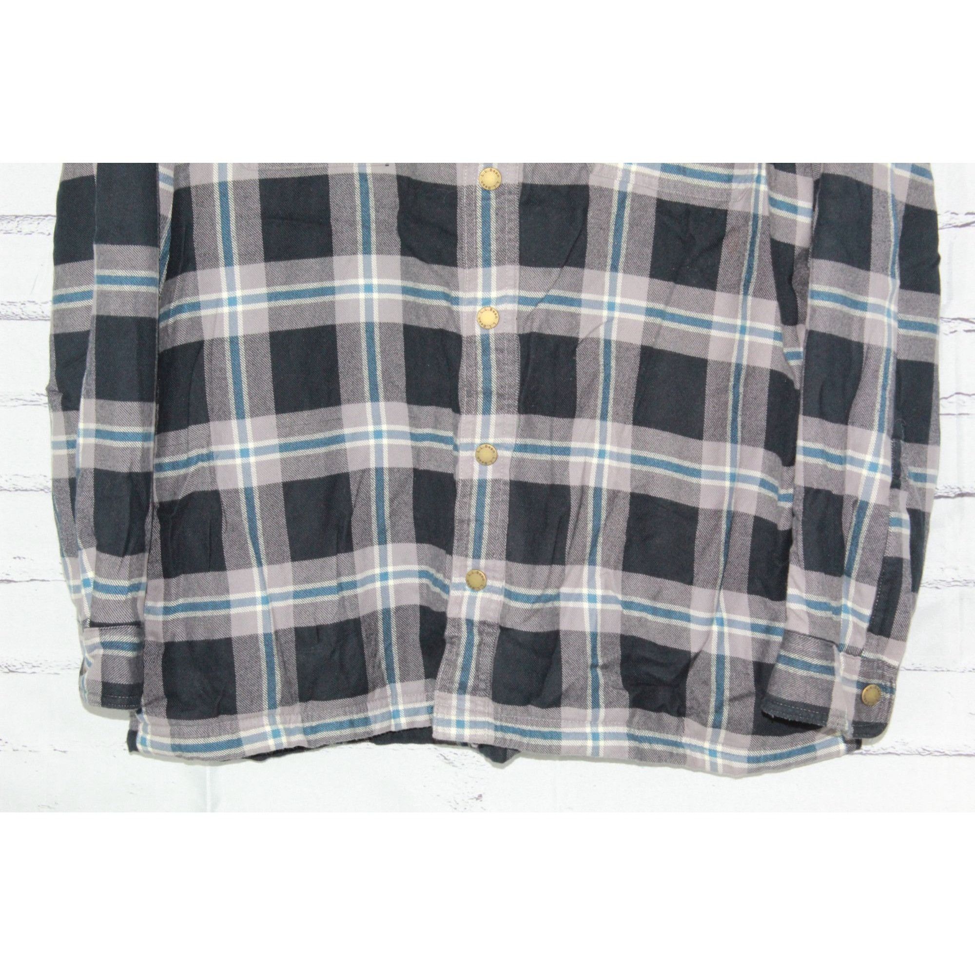 L.L. Bean LL Bean Men Fleece Lined Flannel Shirt Traditional Fit Coal Size US L / EU 52-54 / 3 - 10 Thumbnail