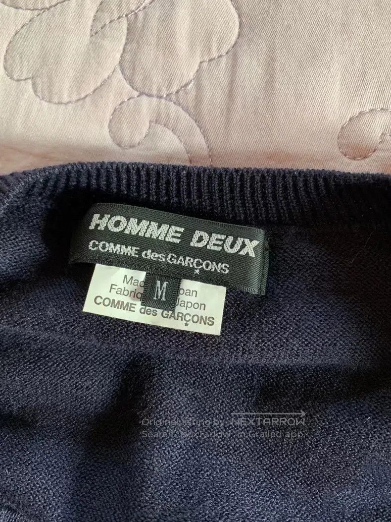 Comme des Garcons Comme des Garcons Wool Knit Cardigan Navy Blue Size M / US 6-8 / IT 42-44 - 3 Thumbnail