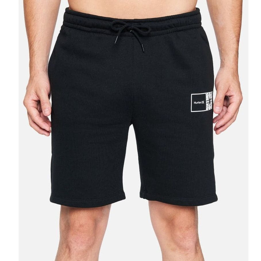 Hurley Hurley Sweat Shorts - Men's Medium - Black Size US 33 - 1 Thumbnail