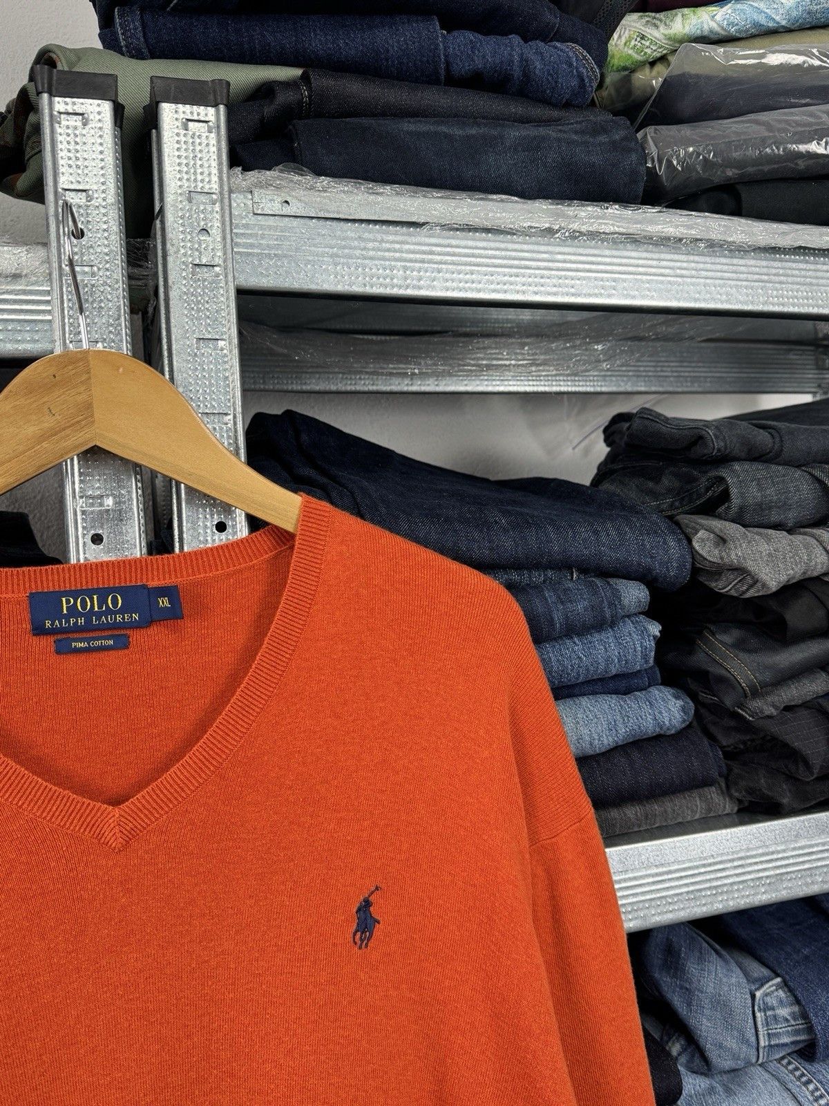 Polo Ralph Lauren Polo Ralph Lauren Cotton Crewneck Pullover Sweater Size US XXL / EU 58 / 5 - 4 Thumbnail