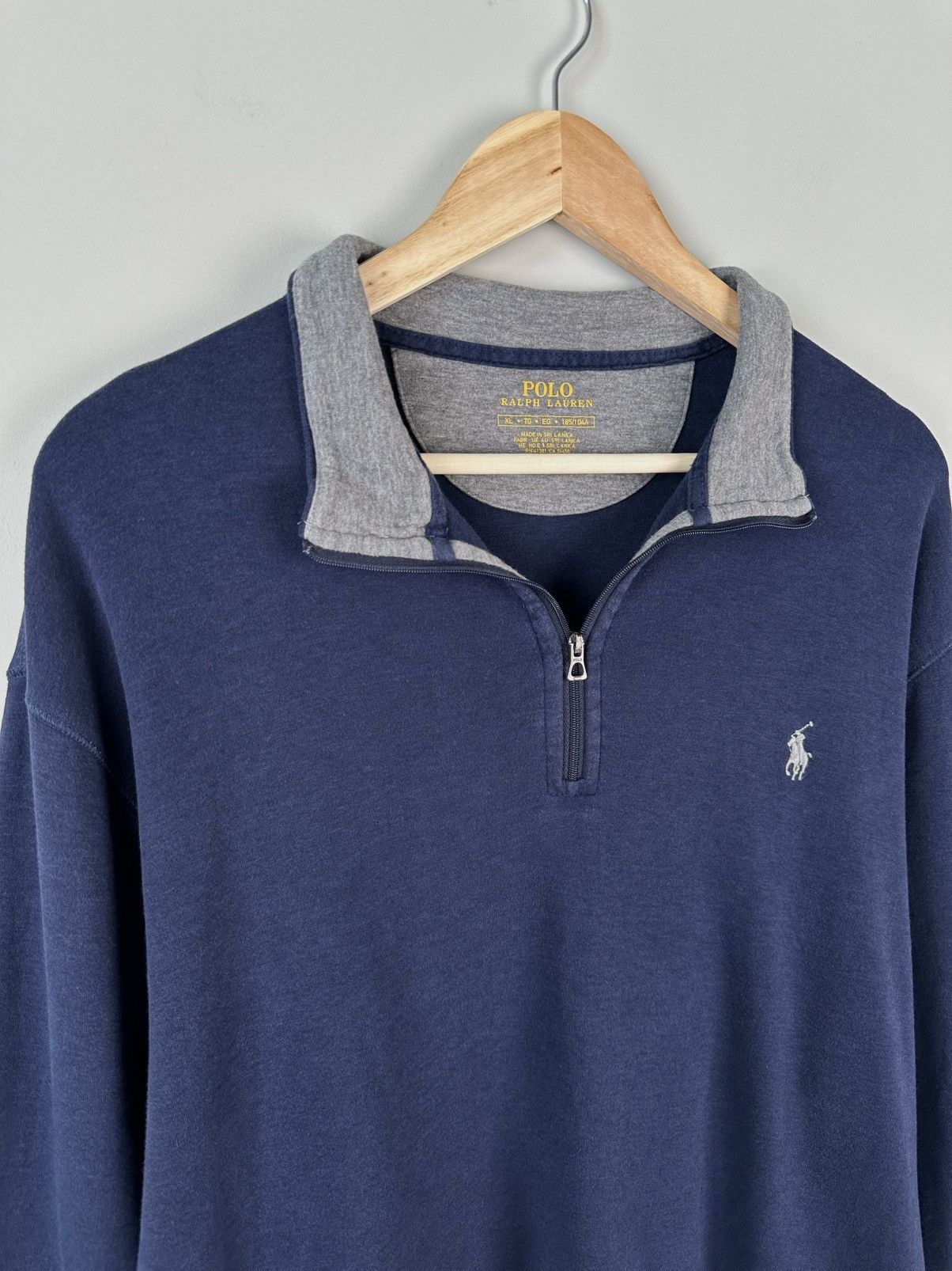 Polo Ralph Lauren Vintage Y2k Polo Ralph Lauren 1/4 Zip Sweater Size US XL / EU 56 / 4 - 1 Thumbnail