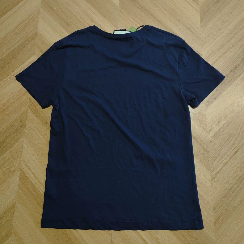 Gucci Gucci Dark blue round-neck short sleeves Size US XS / EU 42 / 0 - 2 Thumbnail