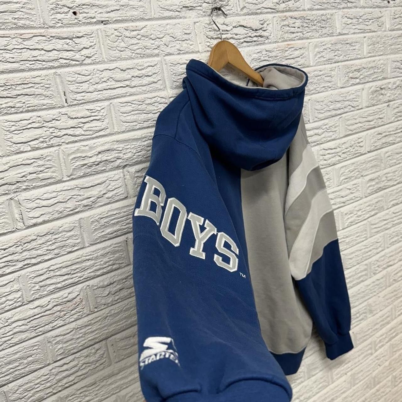 Starter Vintage Starter Dallas Cowboys Hoodie Sweatshirt XL Size US XL / EU 56 / 4 - 4 Thumbnail