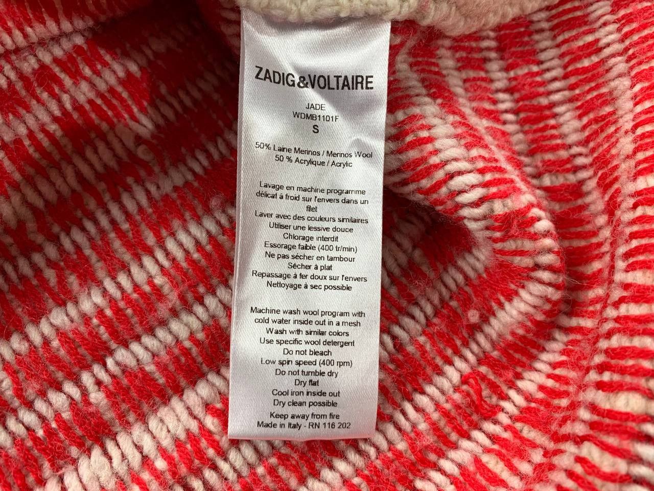 Japanese Brand × Zadig & Voltaire Womens sweater Zadig Voltaire Size S Size S / US 4 / IT 40 - 7 Thumbnail