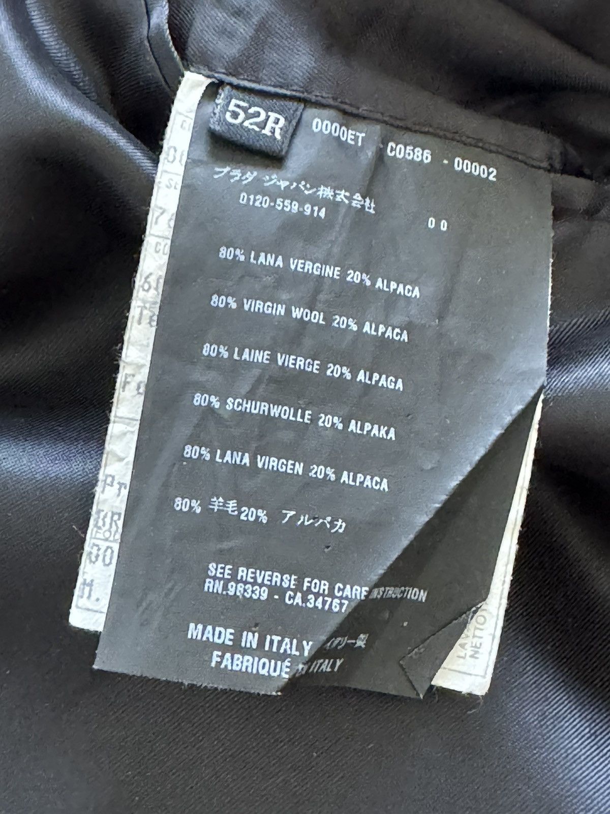 Prada 3500$ Prada FW18 wool and alpaca coat Size US L / EU 52-54 / 3 - 8 Thumbnail