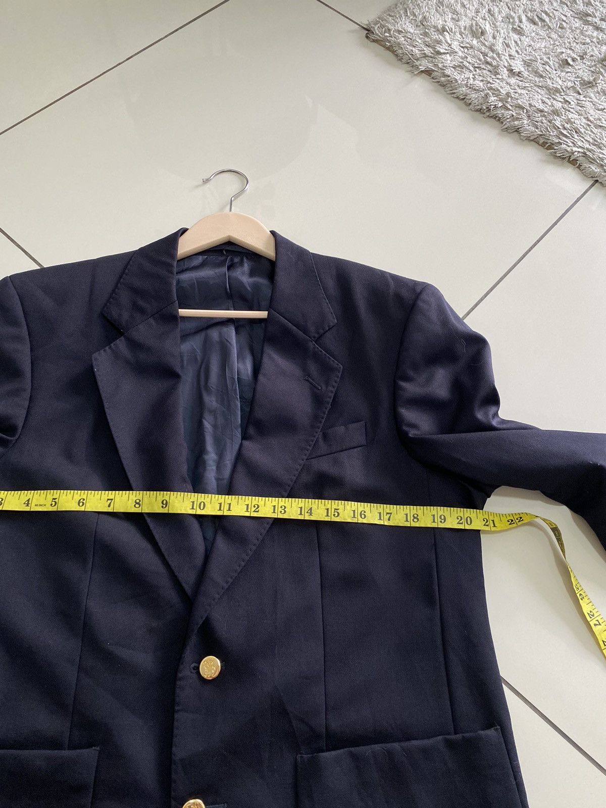 Burberry Burberry Wool Single Breasted Blazer Made In England Size 48S - 18 Thumbnail
