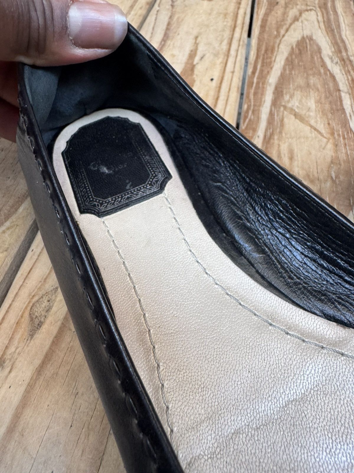 Christian Dior Monsieur Christian Dior black Women’s leather flats EUR 37 US 7 UK 4 Size US 7 / IT 37 - 21 Thumbnail