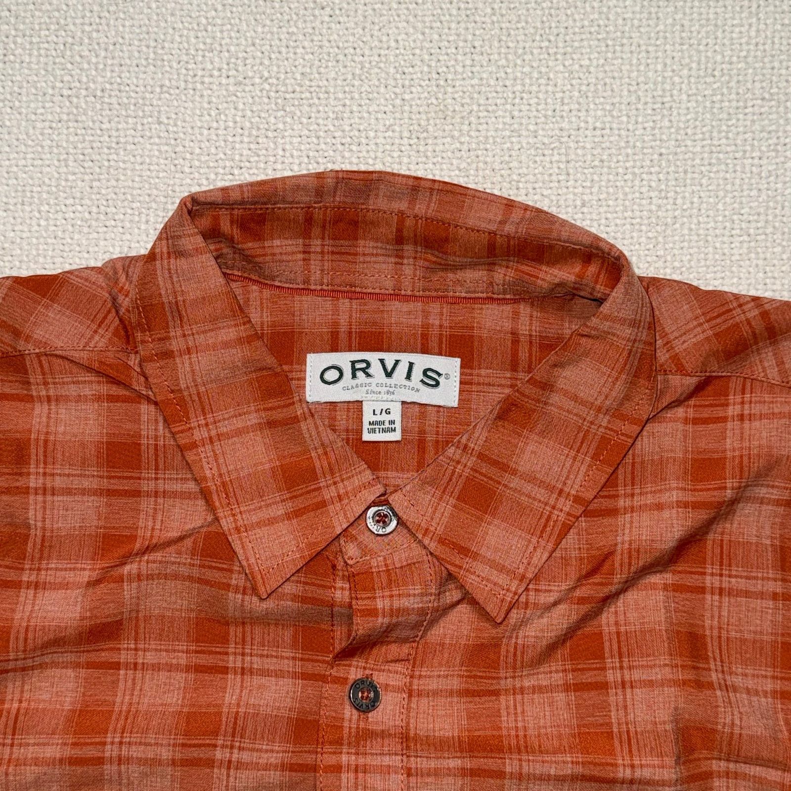 Orvis Orvis Plaid Short Sleeve Button Down | Sz L Size US L / EU 52-54 / 3 - 4 Thumbnail