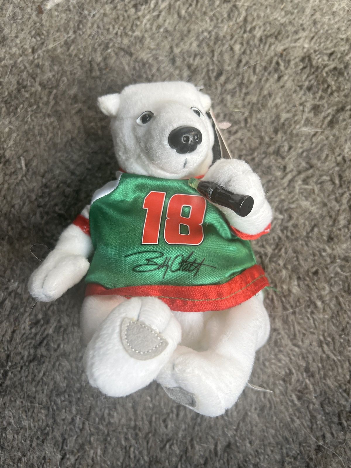 Coca Cola 1999 Coca-Cola Bobby Labonte Bean Bag Plush Size ONE SIZE - 1 Thumbnail