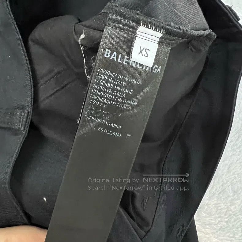 Balenciaga Balenciaga size XS Black washed flare pants Size US 27 - 4 Thumbnail