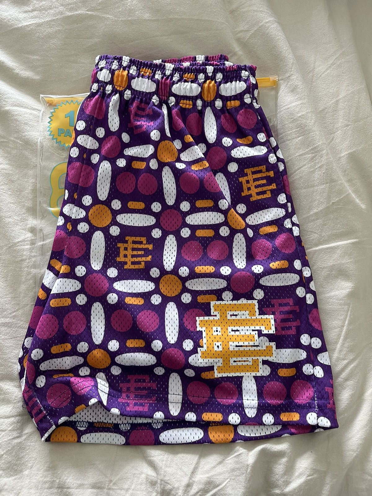 image of Eric Emanuel Groovy Purple Ee Shorts (L), Men's (Size 34)