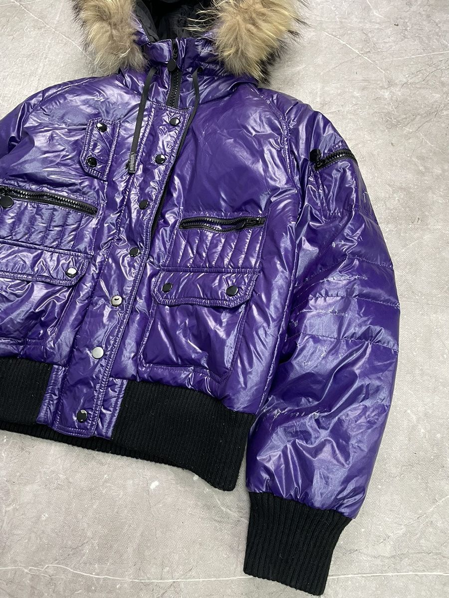 If Six Was Nine Vintage if six was nine fashion Bomber Jacket Fur Hood Y2K Size US M / EU 48-50 / 2 - 4 Thumbnail