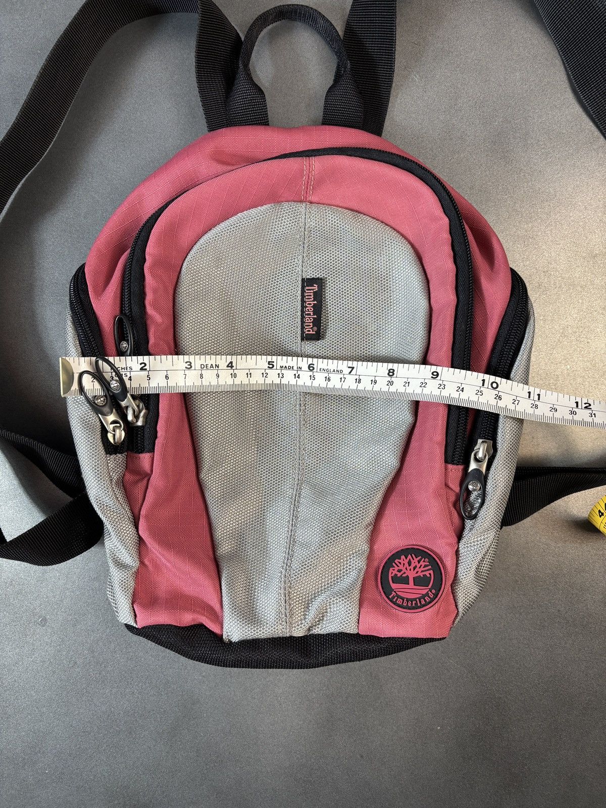 Timberland 2000s Timberland Backpack Y2K Vintage Mini Bag Knapsack Pink Size ONE SIZE - 7 Thumbnail