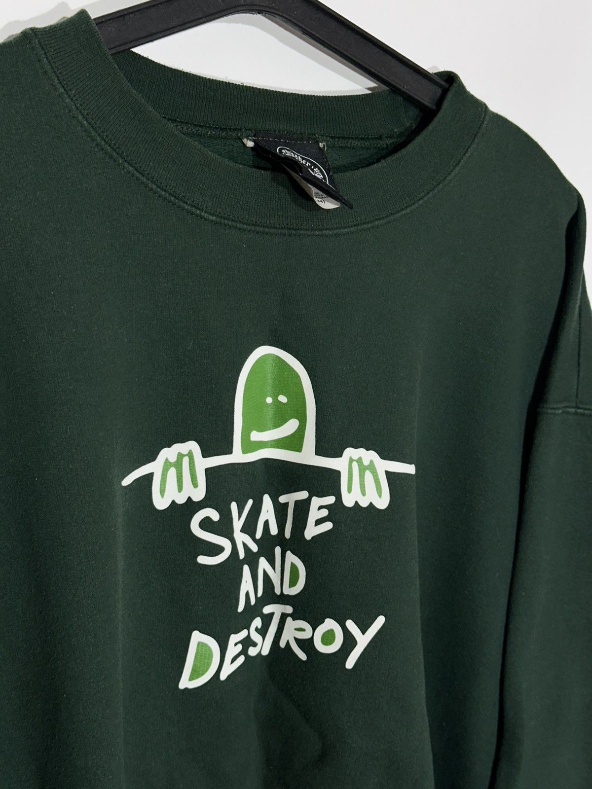 Thrasher Vintage Thrasher Skate and Destroy Crewneck Size US XL / EU 56 / 4 - 2 Thumbnail