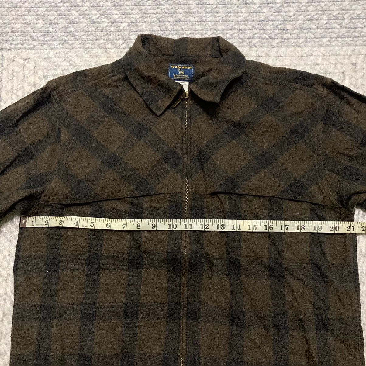 Japanese Brand × Vintage × Woolrich Woolen Mills Rare Vintage Woolrich Checkered Zipper Jacket Size US M / EU 48-50 / 2 - 8 Thumbnail