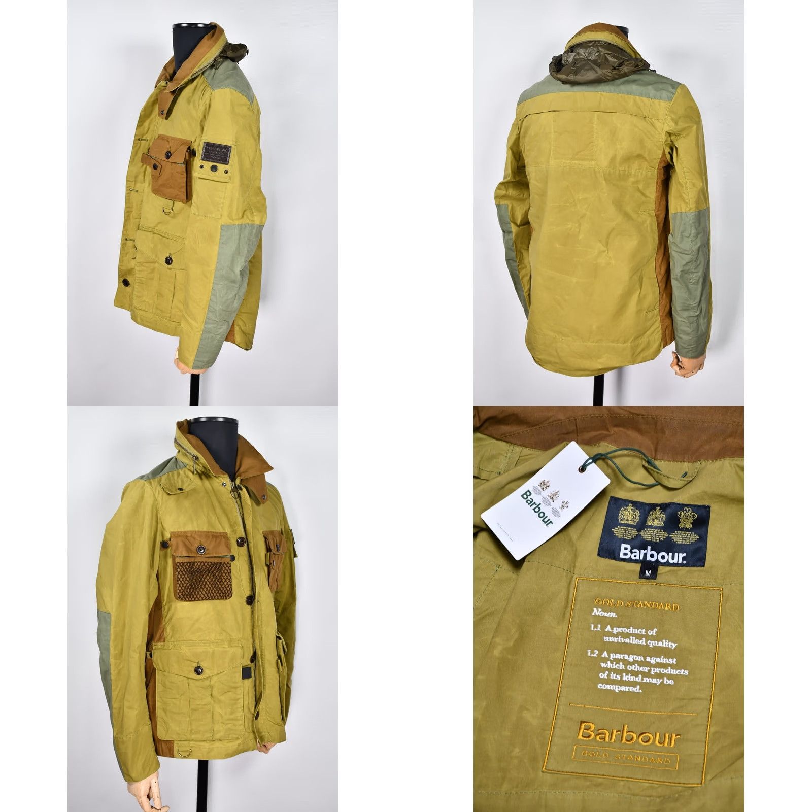 Barbour Barbour Gold Standard Sennen Jacket Mens M Seaweed Gold Cotton Hooded Casual Size US M / EU 48-50 / 2 - 9 Thumbnail