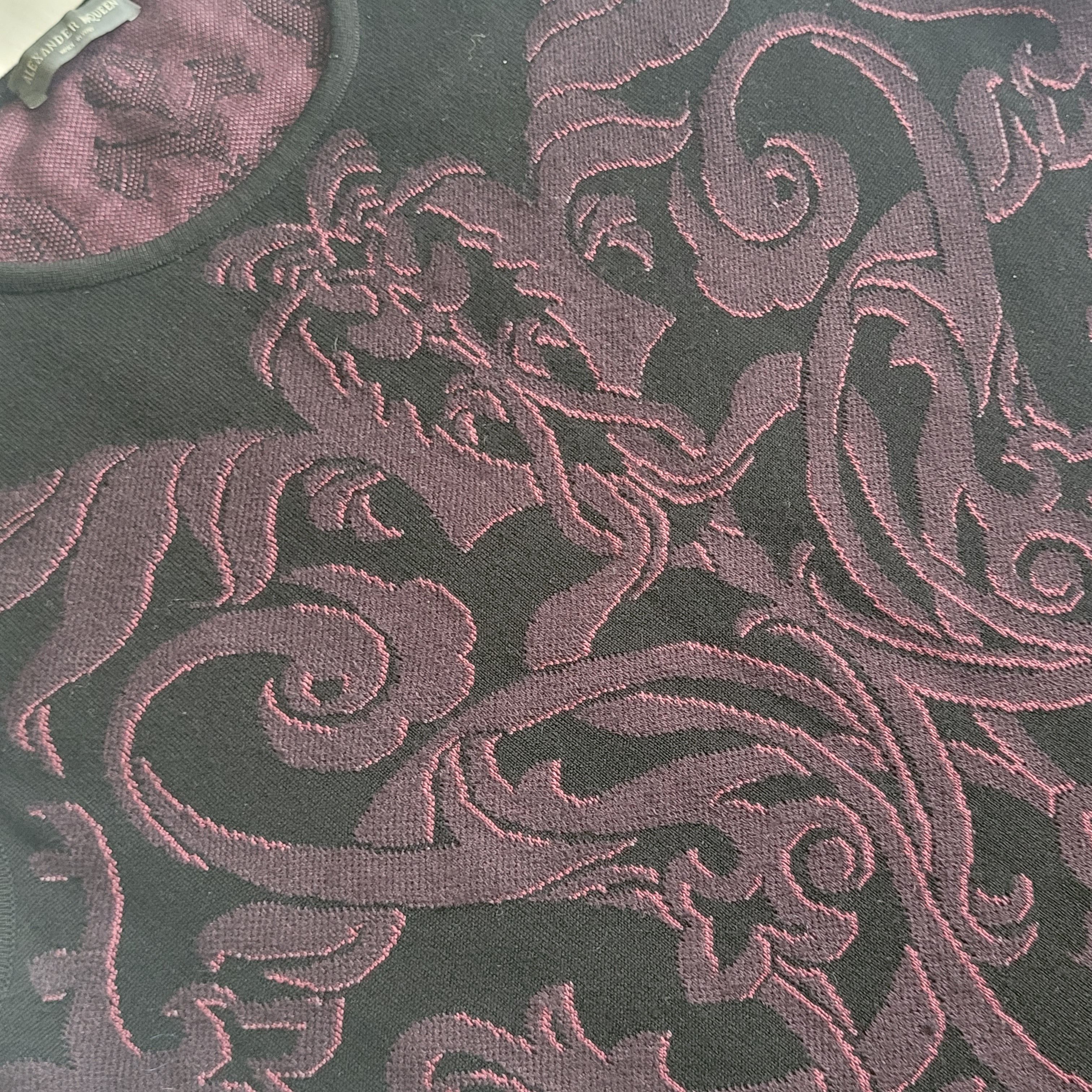 Alexander McQueen Alexander McQueen mainline silk-cashmere jaquard knit dress Size XL / US 12-14 / IT 48-50 - 8 Thumbnail