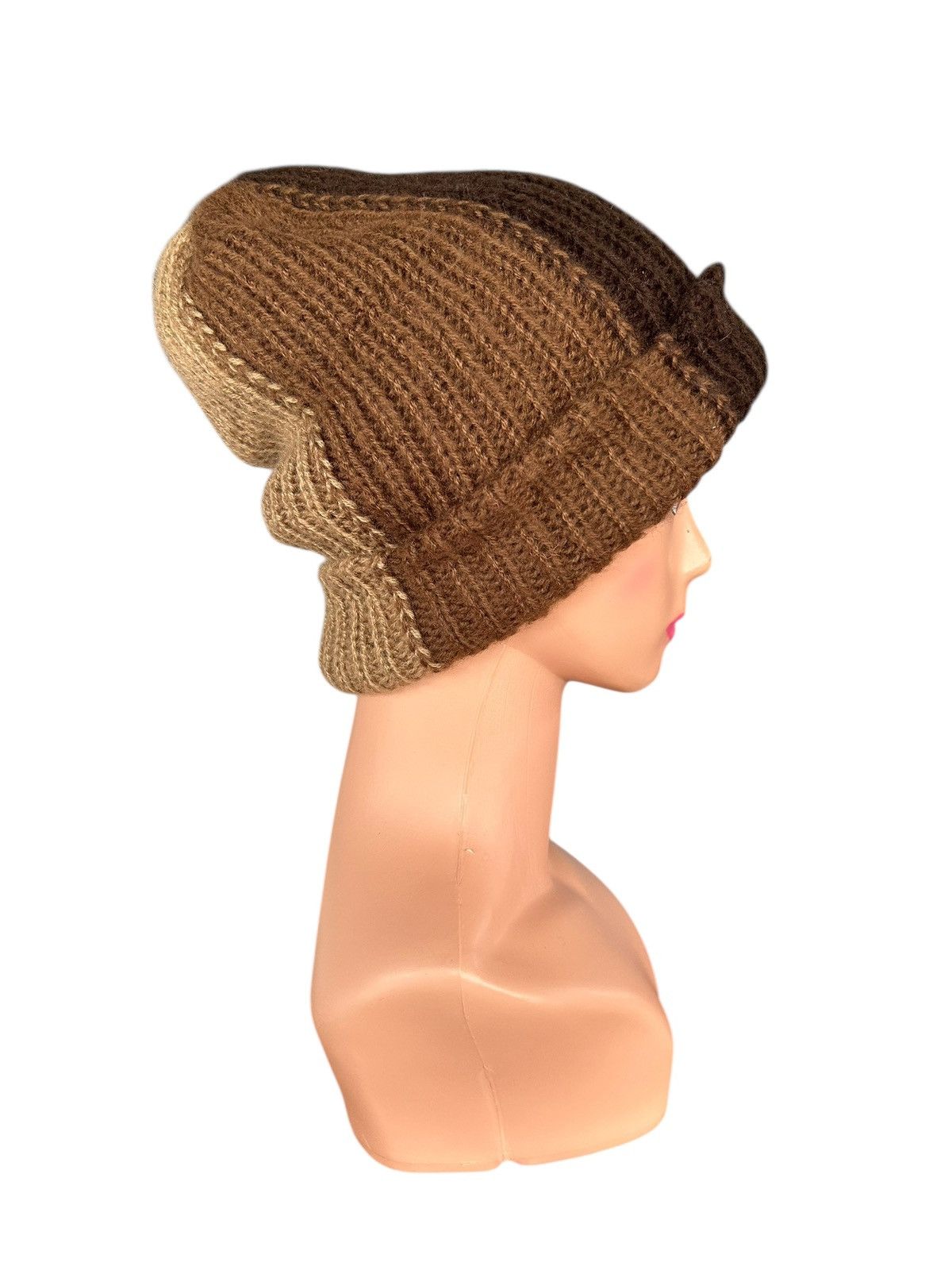 Japanese Brand × Kapital × Vintage Crochet Knitted Made in Italy Hairy Beanie hats Size ONE SIZE - 4 Thumbnail