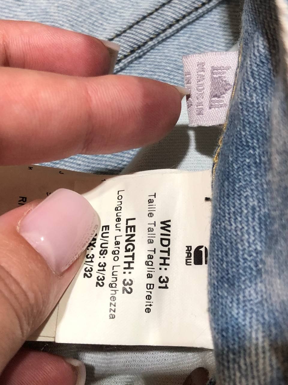 G-Star Vintage G Star Raw Denim Streetwear Jeans Japanese Y2K Size US 31 - 8 Thumbnail