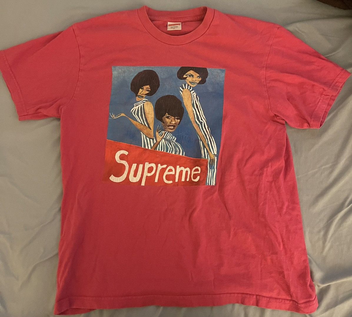 Supreme Group T-Shirt Navy Size Medium Diana shops Ross The Supremes