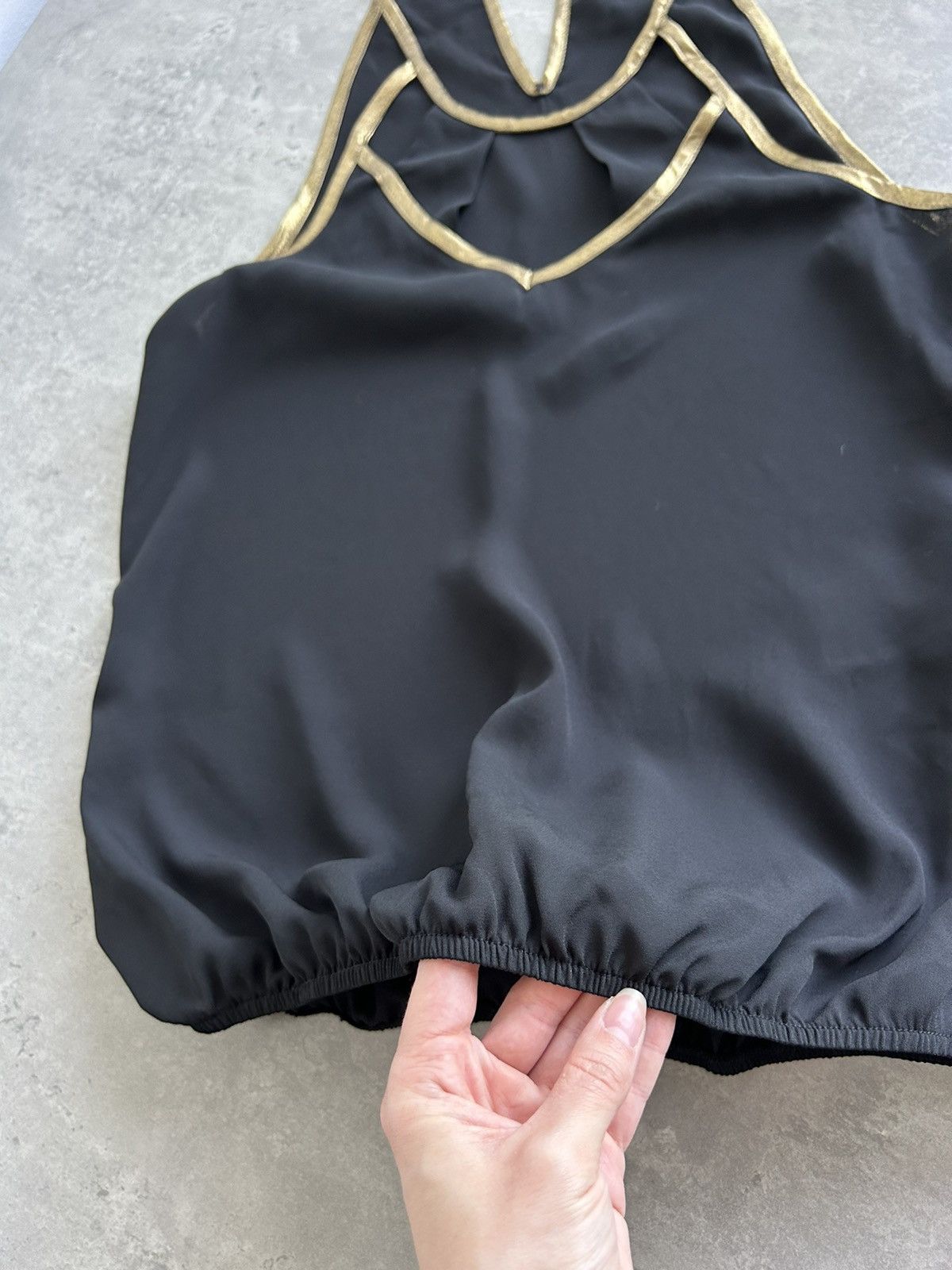 Morgan De Toi × Vintage Morgan de toi amazing black top , blouse, Y2K Size S / US 4 / IT 40 - 6 Thumbnail