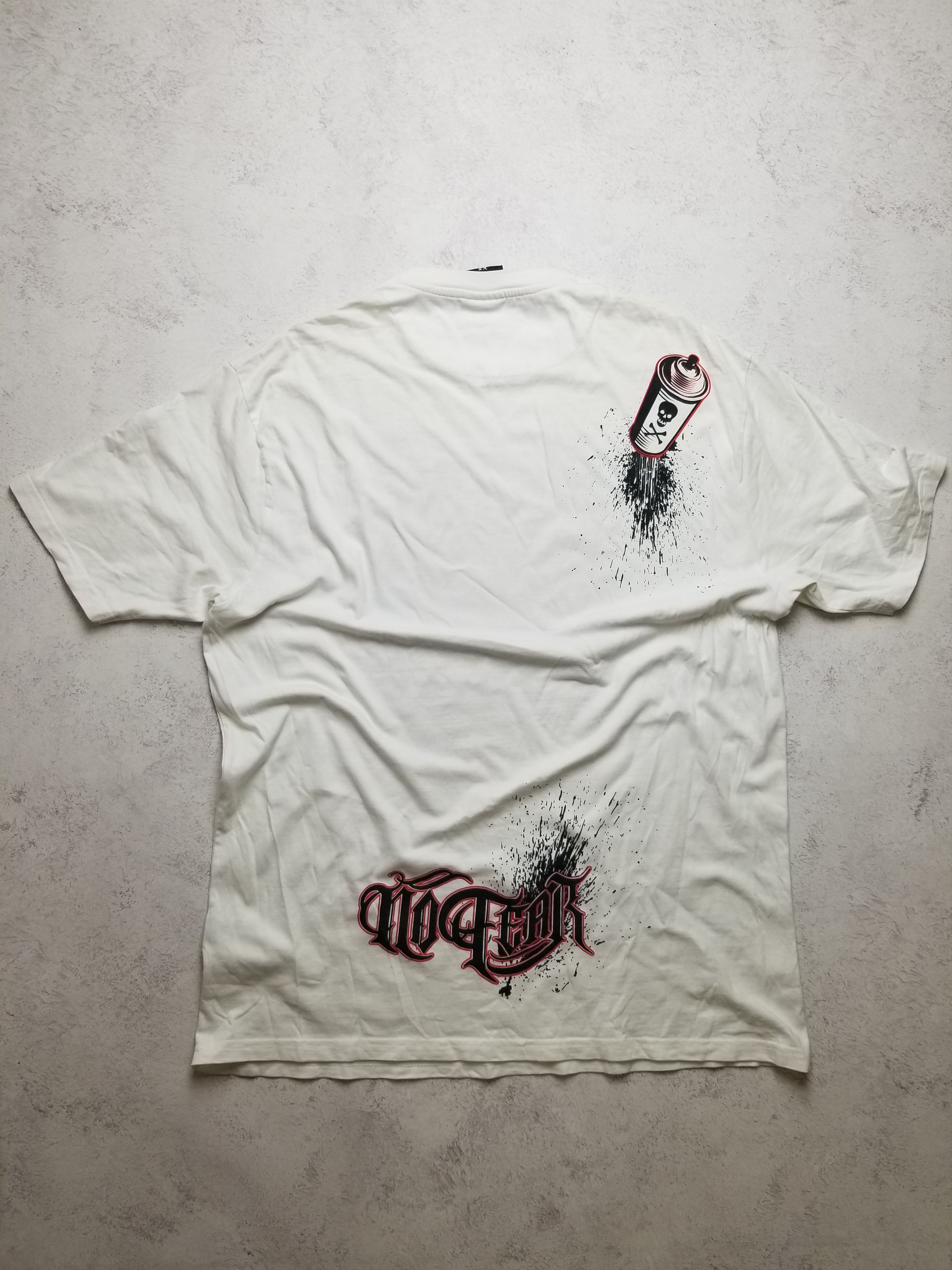 No Fear VTG Y2K NO-FEAR T-Shirt Spray Paint Hooded Skeletons RARE Size US XL / EU 56 / 4 - 2 Thumbnail