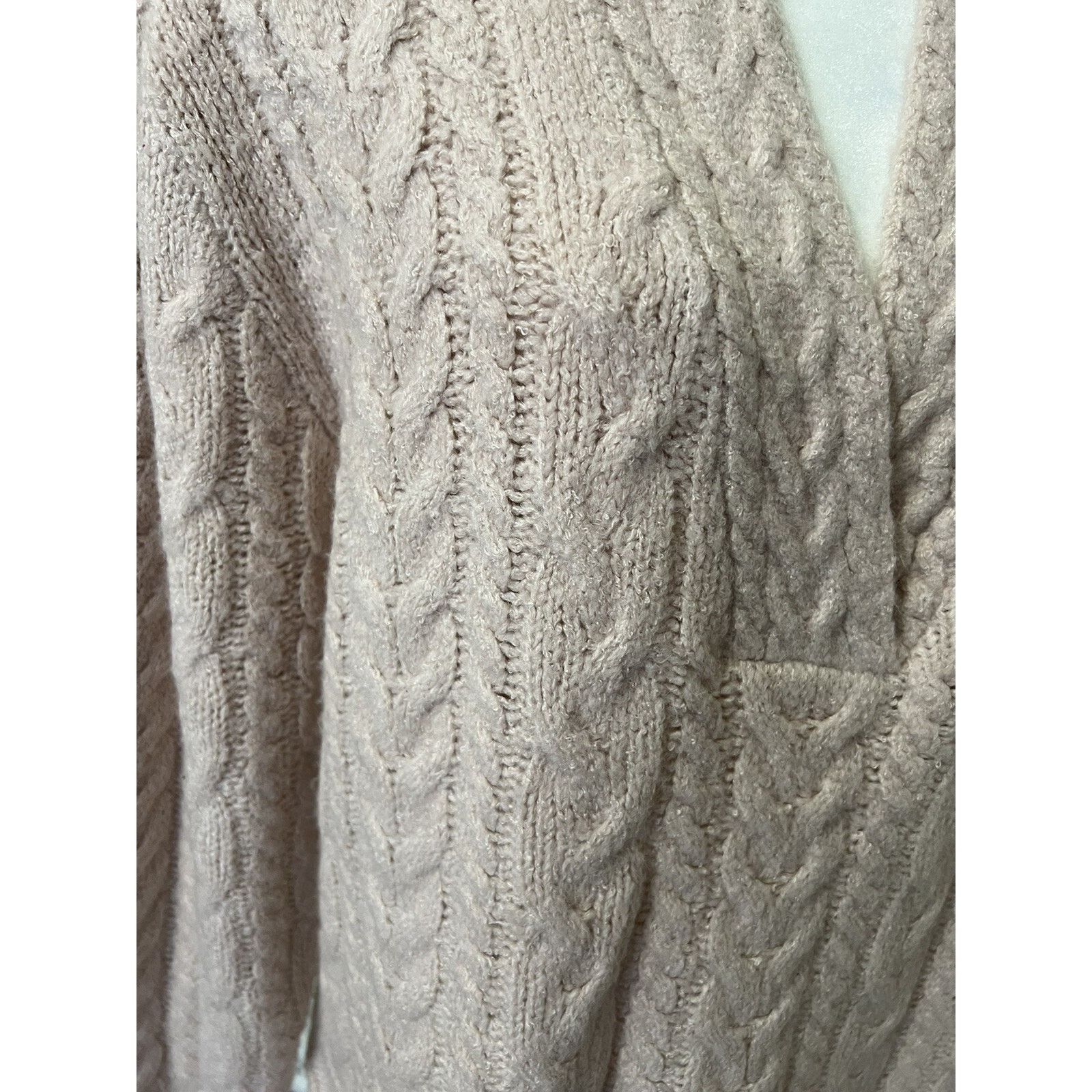 & Other Stories Cloth pink Cloud tunic cable women V neck Medium A003080 Size M / US 6-8 / IT 42-44 - 5 Thumbnail