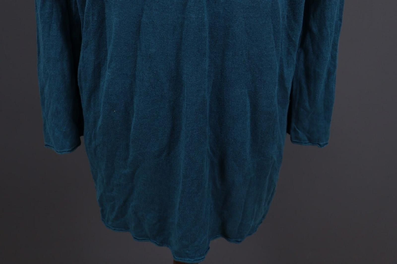 Designer Gudrun Sjoden Blue Linen Lagenlook A-Line Dress Size L Size L / US 10 / IT 46 - 10 Thumbnail
