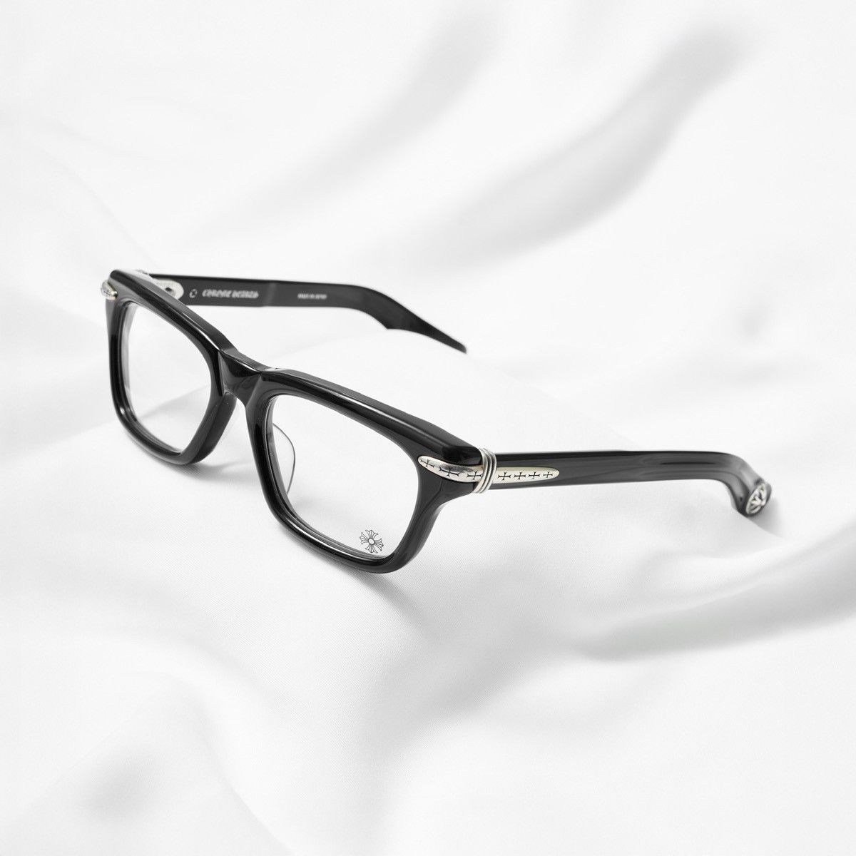 Chrome Hearts CHROME HEARTS TRYPOLEAGAIN BLACK GLASSES Size ONE SIZE - 1 Thumbnail