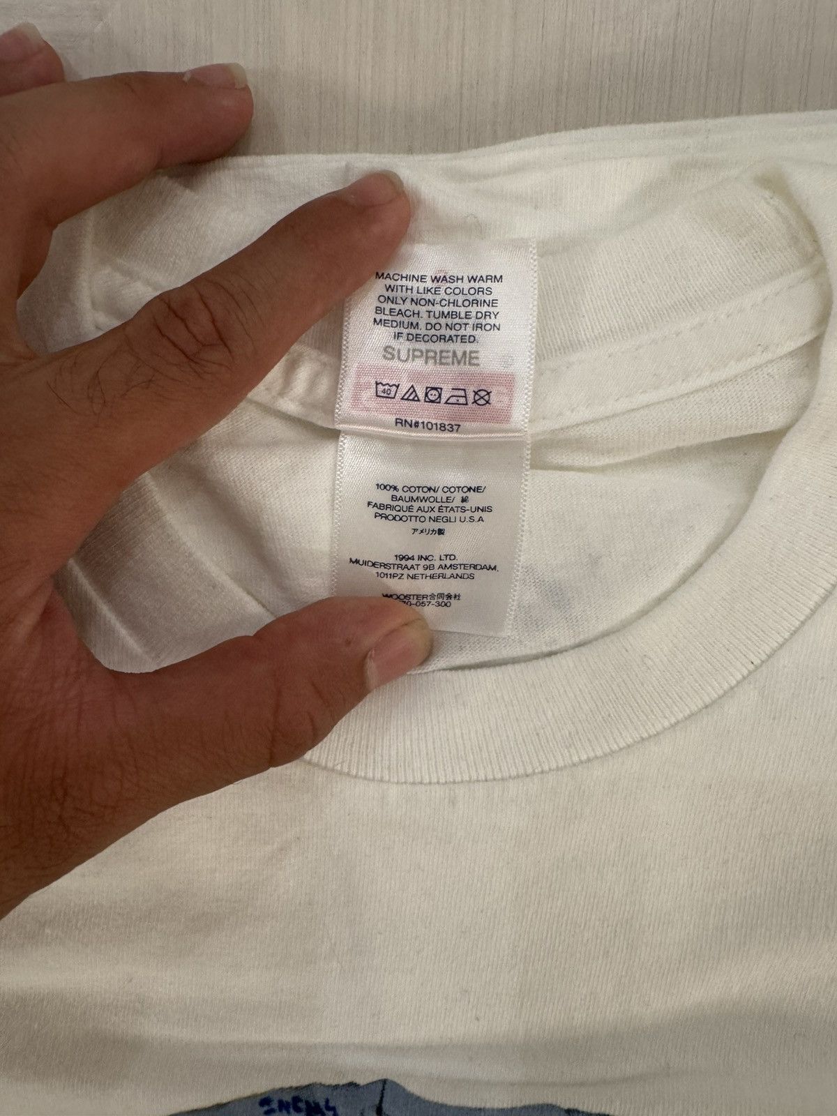 Supreme Supreme 30th Anniversary First Tee White Sz S SS24 USED Size US S / EU 44-46 / 1 - 5 Thumbnail