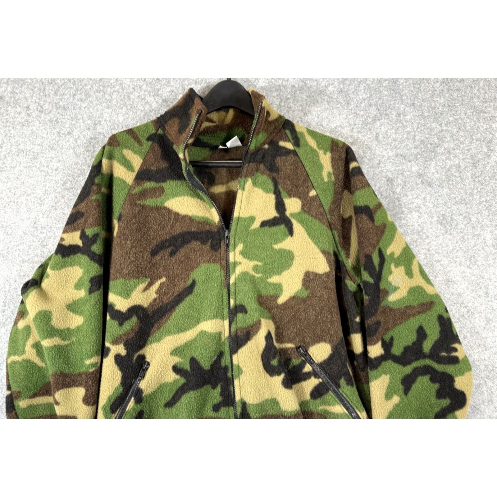Rails Famous Trails Fleece Jacket Mens L Green Brown Camo Full Zip USA Made Vintage Size US L / EU 52-54 / 3 - 2 Thumbnail