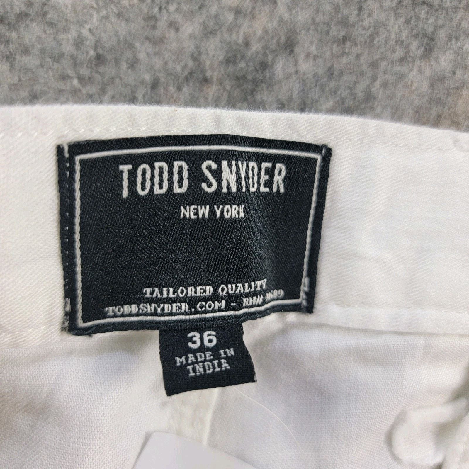 Todd Snyder Todd Snyder 7" Hudson Pleated Short size 36 White NWT $148 Size US 36 / EU 52 - 9 Thumbnail