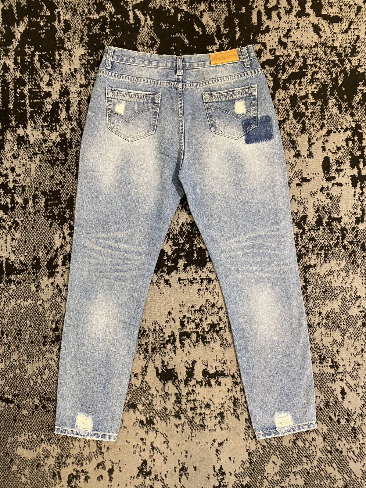 Japanese Brand Kapital Distressed Ripped Faded Denim Japanese Brand Size US 29 - 2 Thumbnail