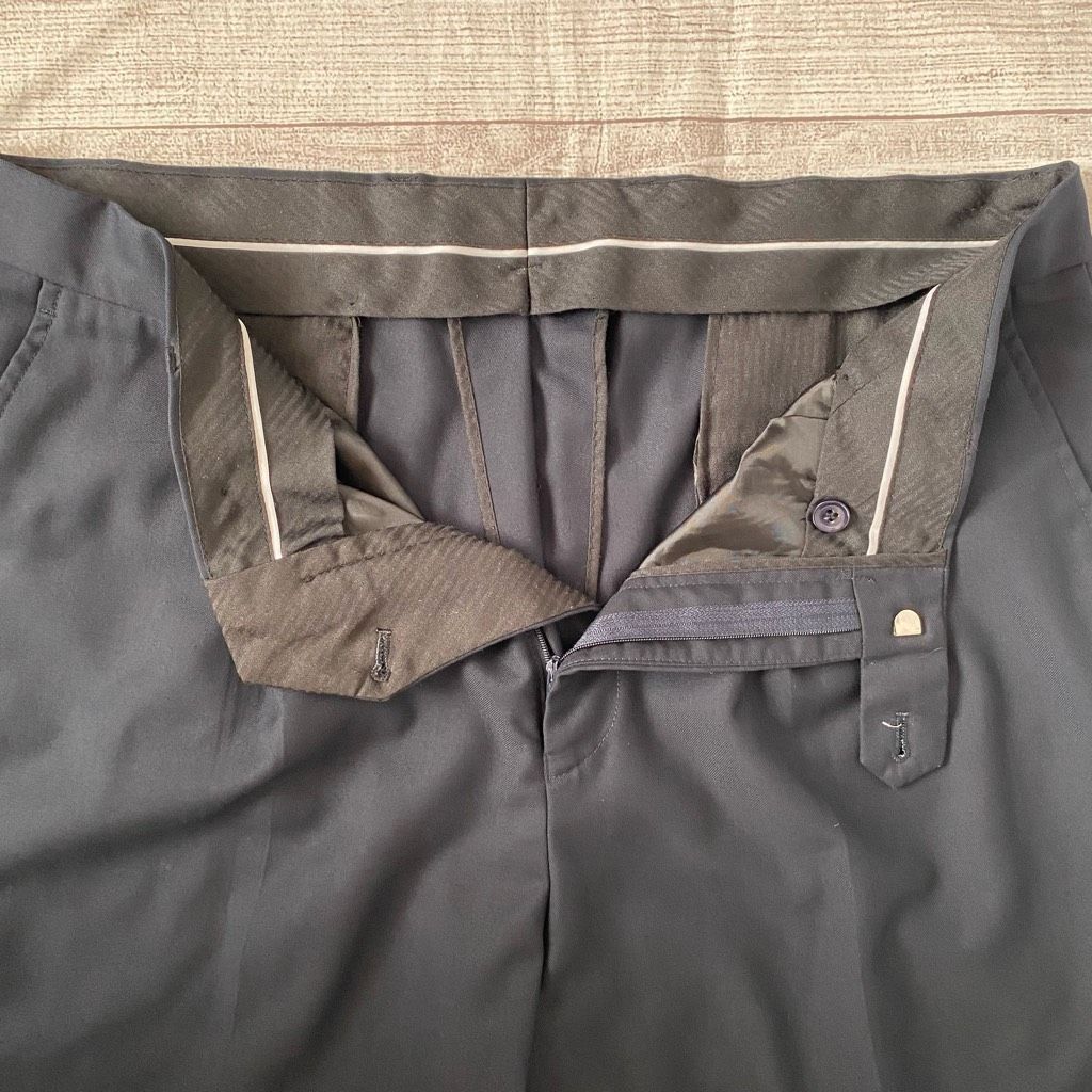 Giorgio Fiorelli Giorgio Fiorelli men 38/30 super Luxe pleated dress pants bl Size US 38 / EU 54 - 5 Thumbnail