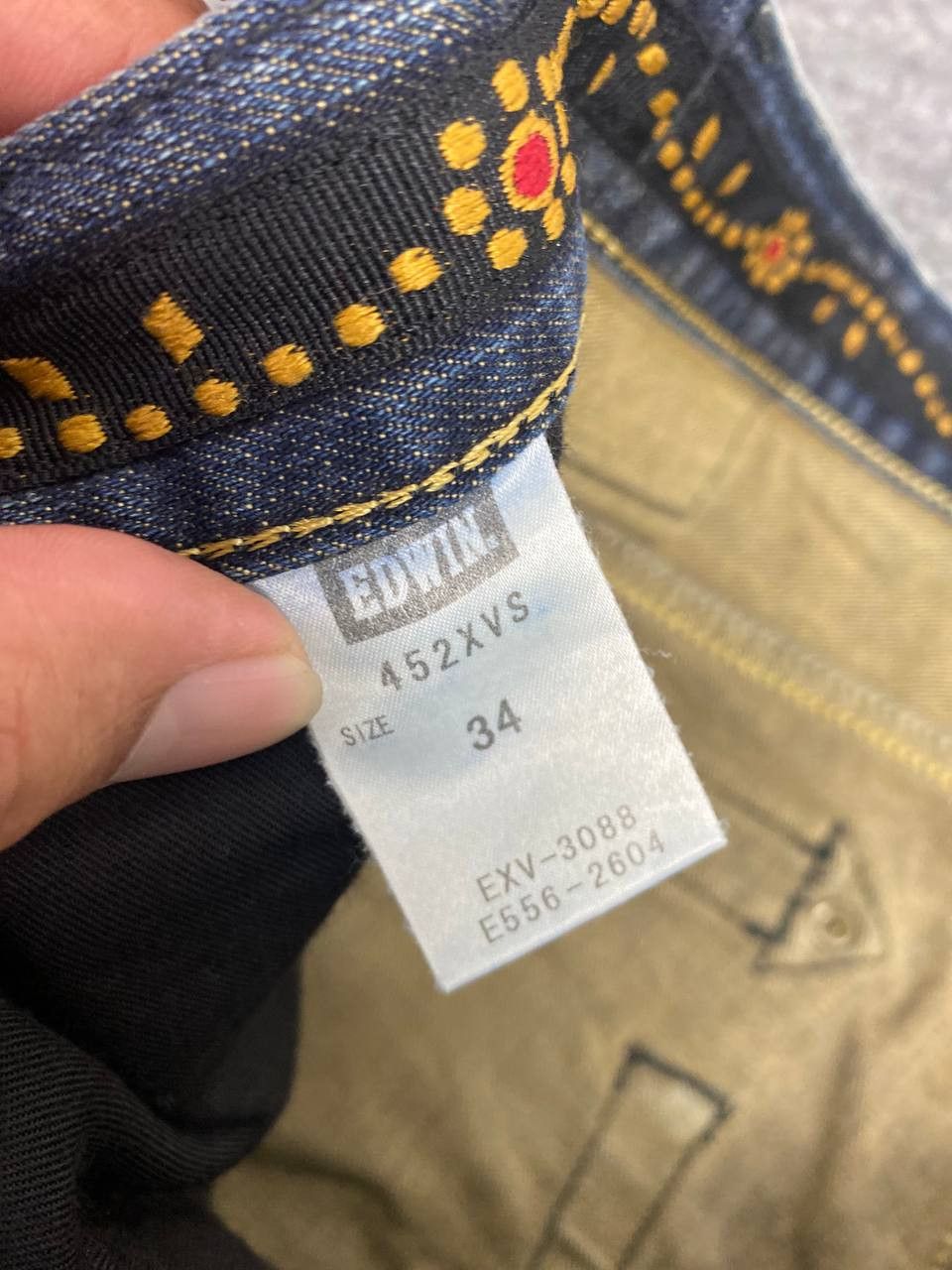 Edwin vintage edwin exclusive distressed denim nice rusty design Size US 36 / EU 52 - 13 Thumbnail