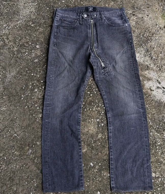 CABANE de ZUCCa × Issey Miyake Cabane de zucca by issey miyake asymmetric zip denim Size US 32 / EU 48 - 2 Thumbnail