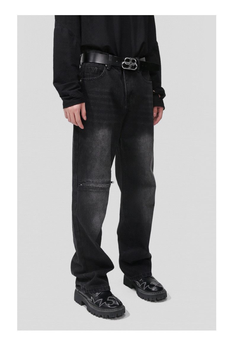 Japanese Brand Trendy street washed high street loose ripped jeans Size US 32 / EU 48 - 5 Thumbnail