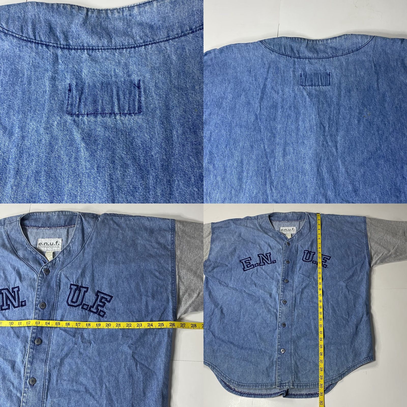 Denime VINTAGE ENUF Internationale Shirt Size US S / EU 44-46 / 1 - 8 Thumbnail