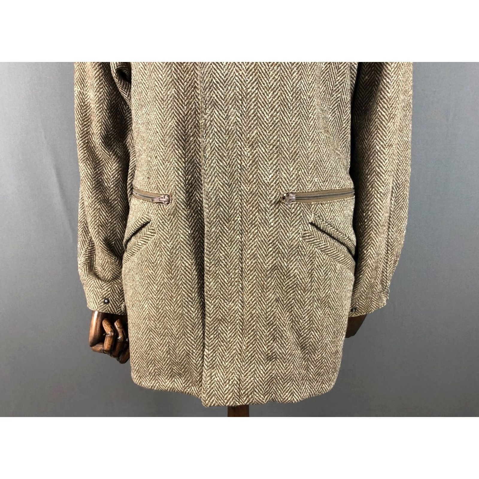 Valstar Valstar Coat Wool/Alpaca Men Brown Patterned Size US M / EU 48-50 / 2 - 6 Thumbnail