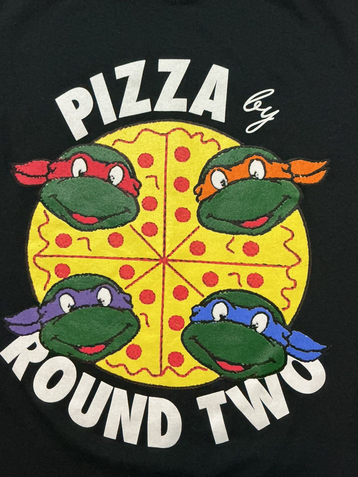 Round Two Round Two Sean Wotherspoon Pizza TMNT Ninja Turtles T-Shirt Size US S / EU 44-46 / 1 - 5 Thumbnail