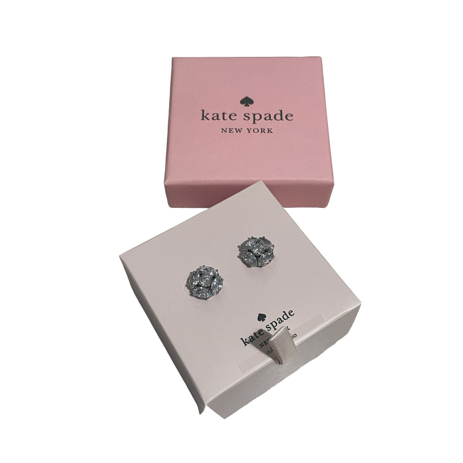 Kate Spade Kate Spade color silver & Clear Crystals Stud Earrings Size ONE SIZE - 5 Thumbnail