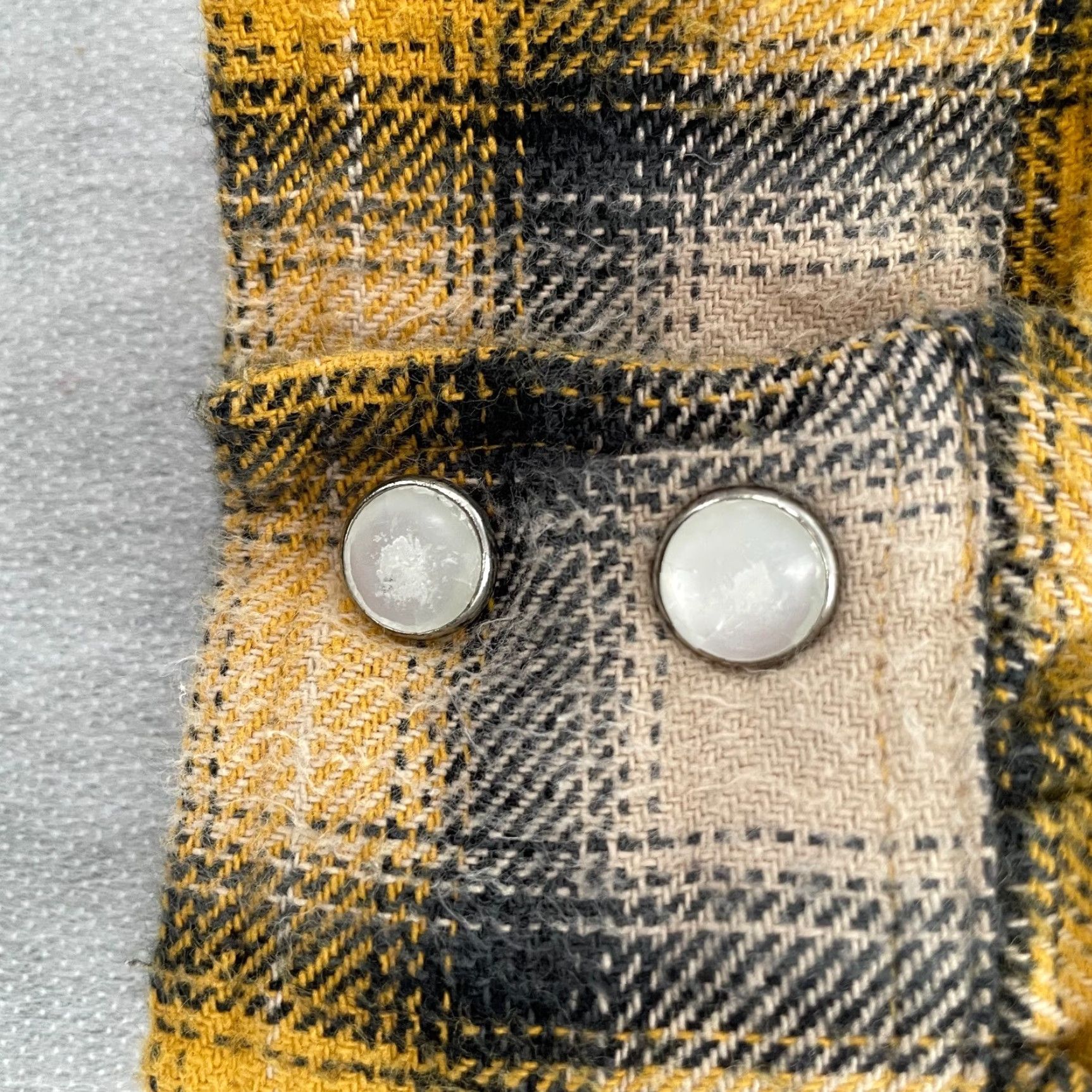 Ralph Lauren VINTAGE Ralph Lauren Polo Jeans Co. Flannel Plaid Shirt Adult Large Yellow Men L Size US L / EU 52-54 / 3 - 5 Thumbnail