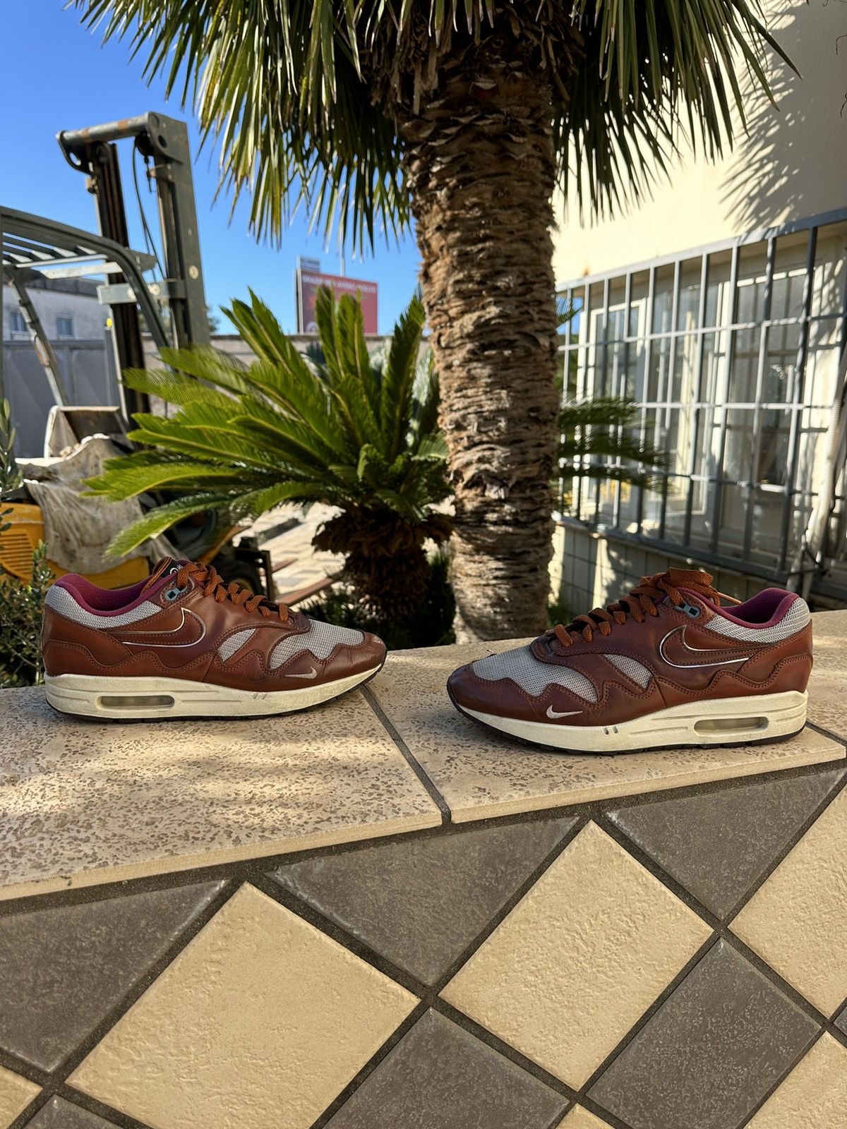 Nike × Patta Nike x Patta Air Max 1 Shoes Sneakers Brown Leather Size US 10 / EU 43 - 1 Thumbnail