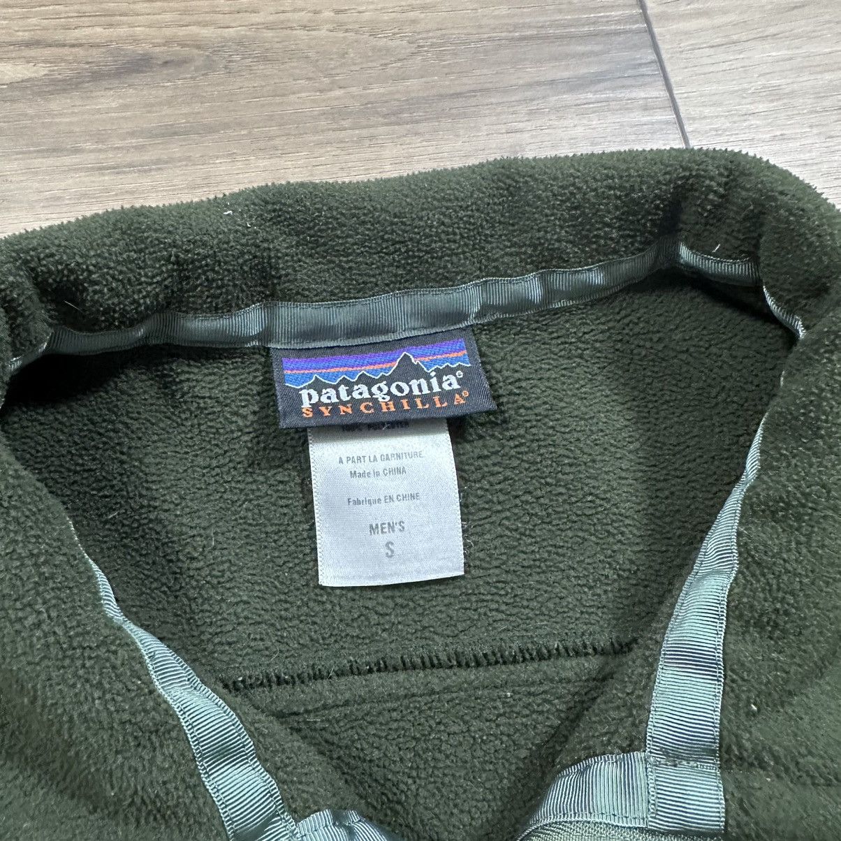 Patagonia Vintage 2000s Patagonia Synchilla Dark Green Zip Up Jacket Size US S / EU 44-46 / 1 - 6 Thumbnail